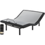 Gray Adjustable Queen Metal Frame Bed Base with Wireless Remote