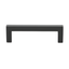 Matte Black Solid Zinc Modern Bar Pull Set