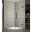 Aquadica Frameless 36" x 72" Clear Glass Bronze Shower Enclosure