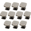 Heirloom Silver Square Cabinet Knobs with Mounting Hardware