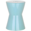 Liana Light Blue Ceramic Hourglass Garden Stool