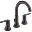 Sleek European Inspired 16" Bronze Stainless Steel Widespread Faucet