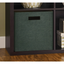 Green Fabric Cube Storage Bin with Handles