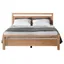 Loft Pine Wood King Platform Bed with Sturdy Slats