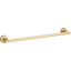 Elate Vibrant Brushed Moderne Brass 18" Wall Mounted Towel Bar