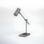 Flemings Brushed Steel Adjustable LED Desk Lamp with USB & Qi Charging