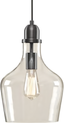 Auburn 95.5" Bronze and Clear Glass Pendant Light