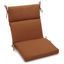 Mocha 18 x 38 in. Polyester Adirondack Chair Cushion