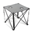 Grey Heavy-Duty Portable Camping Folding Table with Cup Holders