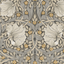 Pimpernel Grey Matte Floral Wallpaper Roll