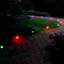 Red and Green Incandescent Pathway Lights with 10 Bulbs