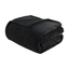 Luxurious Twin/Twin XL Reversible Microlight Plush Blanket in Black