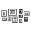 Bordeaux 10-Piece Black Wood Gallery Wall Frame Set