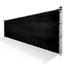 Black 4' x 50' HDPE Privacy Fence Screen with Brass Grommets