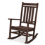 Plantation Mahogany POLYWOOD Rocking Chair with Arms