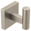 Brushed Nickel Modern Wall Mounted Robe Hook