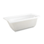 Voltaire 54" White Acrylic Alcove Bathtub with Apron