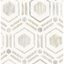 Light Grey Geometric Grasscloth Non-Pasted Wallpaper