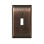 Oil Rubbed Bronze Single Toggle Switch Wall Plate