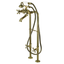 Vintage Brass Freestanding Tub Faucet with Handshower