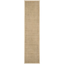 Natural Beige Seagrass Runner Rug with Cotton Border