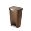 Bronze 13-Gallon Step-On Kitchen Trash Can with Soft-Close Lid