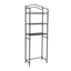 Gray Metal 3-Tier Over-the-Toilet Storage Shelf