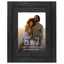 Charcoal Black 5x7 Distressed Wood Picture Frame