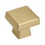 Champagne Bronze Square Modern Cabinet Knob with Mounting Hardware