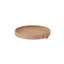 Small Round Beige Oak Serving Tray