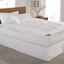 Full Size White Down Alternative Featherbed Mattress Topper