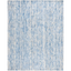 Hand-Tufted Abstract Wool Area Rug 8' x 10' in Dark Blue/Rust