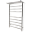 Polished Chrome 8-Bar Stainless Steel Wall Mounted Towel Warmer