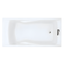 Arctic White 75'' Acrylic Drop-In Bathtub with Armrests