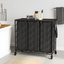 Black Iron 142L Rolling Laundry Hamper with Removable Bags