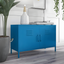 Bright Blue Metal Locker Accent Cabinet with Adjustable Shelving