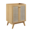 Soma 24'' Oak and Rattan Freestanding Bathroom Vanity