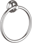 Polished Nickel 7-inch Wall Mounted Towel Ring