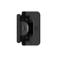 Matte Black 1/2 Inch Overlay Cabinet Hinge