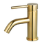 Polished Brass Single-Handle Modern Bathroom Faucet