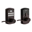 Venetian Bronze Electronic Keypad Entry Lever with SmartKey