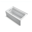 Archer 60" White Acrylic Alcove Soaking Tub with Lumbar Support