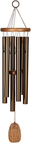 Medium Bronze and Wood Wind Chime with Inspirational Tones