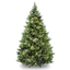 9' Pre-lit Carolina Pine Artificial Christmas Tree with Pinecones