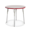 Adjustable Height Round Activity Table with Red Edge