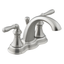 Devonshire Elegance Brushed Nickel 8" Widespread Bathroom Faucet