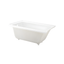 Voltaire 60" Bisque Acrylic Alcove Bathtub with Left-Hand Drain