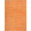 Vision Orange Hand-Knotted Abstract 3' x 5' Area Rug