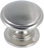 Stainless Steel Round Cabinet Knob with Mounting Hardware