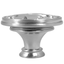 Satin Nickel Oval Cabinet Knob with Mounting Hardware